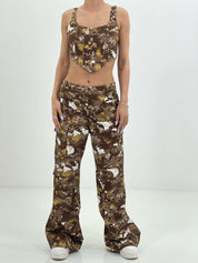 COORDINATO TOP E PANTALONE CARGO NEW SS25