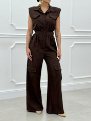 TUTA CON TASCONI E CINTURA NEW SS25
