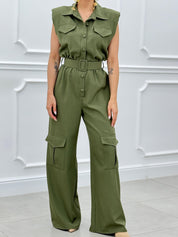 TUTA CON TASCONI E CINTURA NEW SS25
