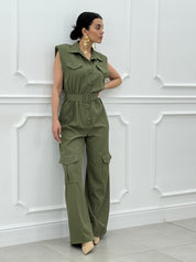 TUTA CON TASCONI E CINTURA NEW SS25