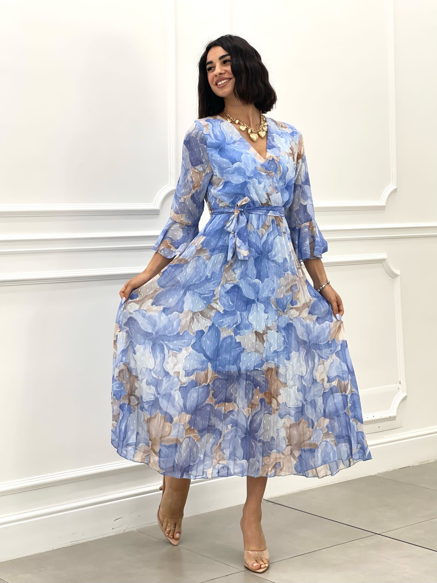 DRESS CON INSERTI LUREX NEW SS25