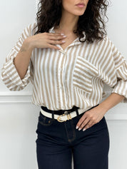CAMICIA RIGHE NEW SS25