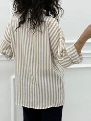 CAMICIA RIGHE NEW SS25