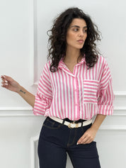 CAMICIA RIGHE NEW SS25