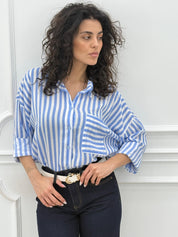 CAMICIA RIGHE NEW SS25