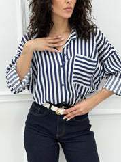 CAMICIA RIGHE NEW SS25