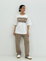 COMPLETO T-SHIRT E PANTALONE CARGO NEW SS25