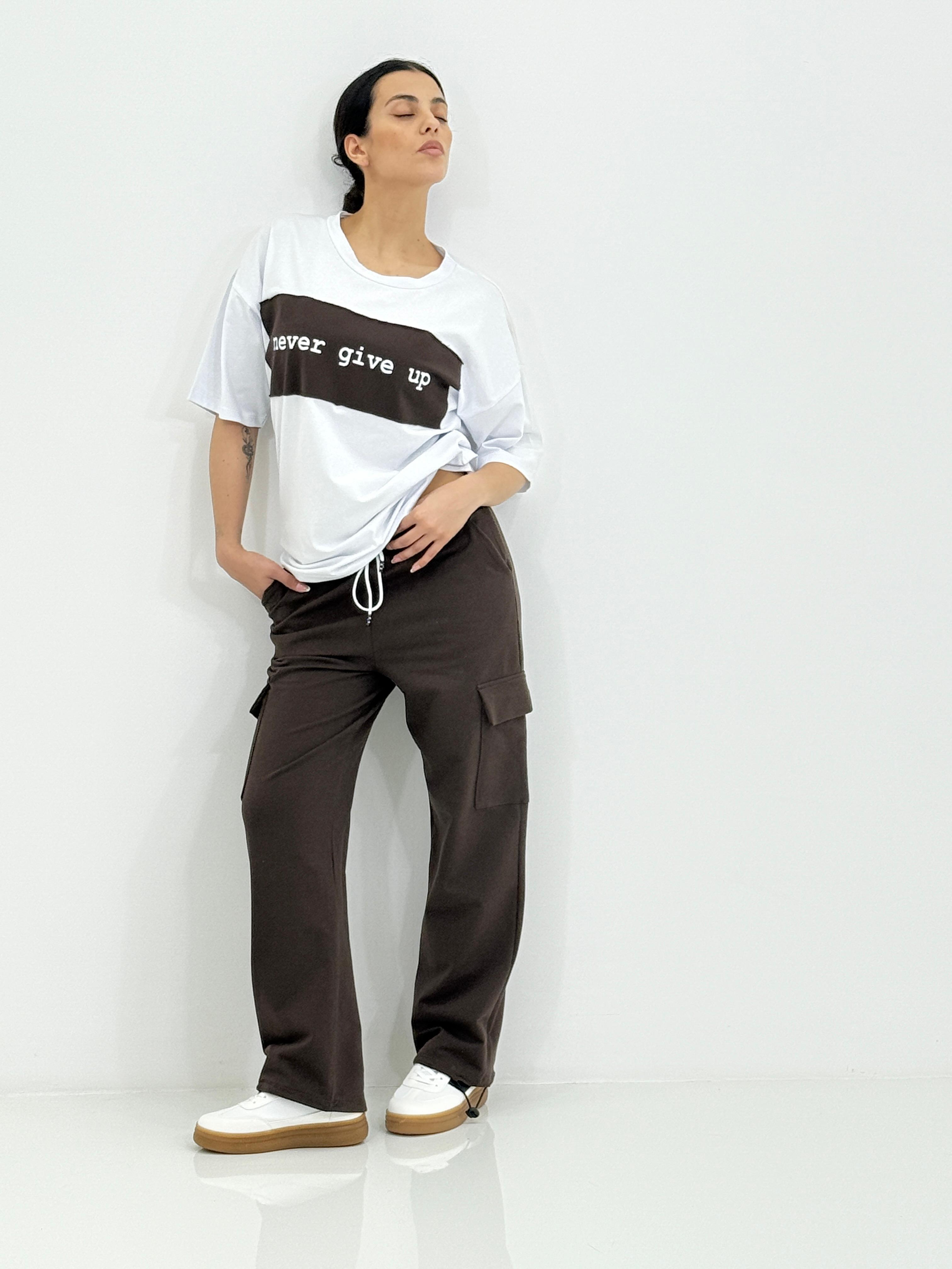 COMPLETO T-SHIRT E PANTALONE CARGO NEW SS25