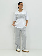 COMPLETO T-SHIRT E PANTALONE CARGO NEW SS25