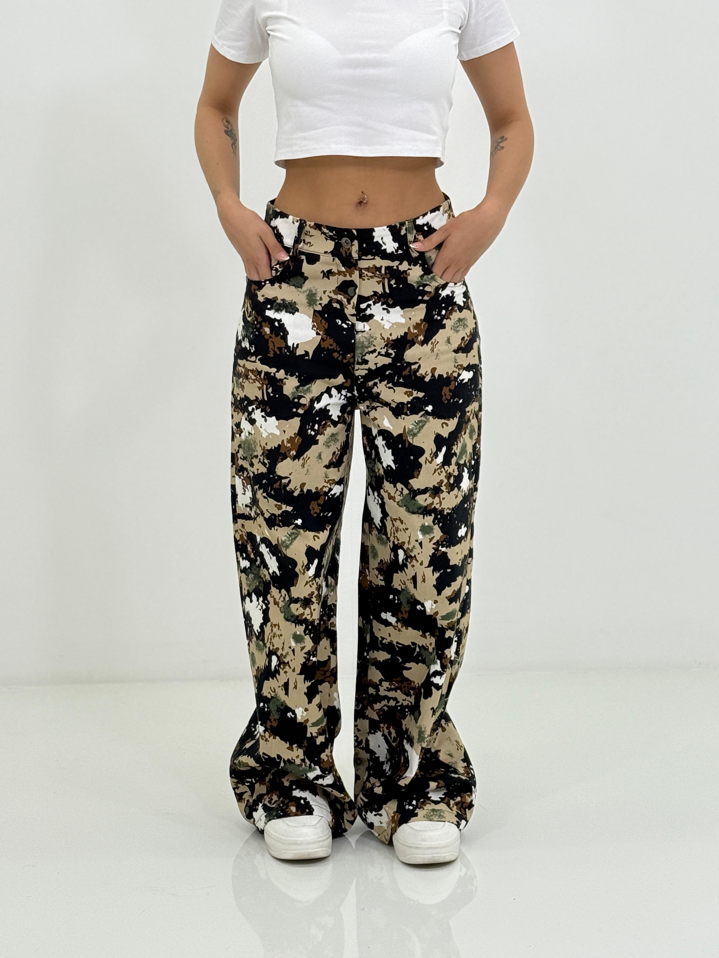 PANTALONE WIDE LEG FANTASIA NEW SS25