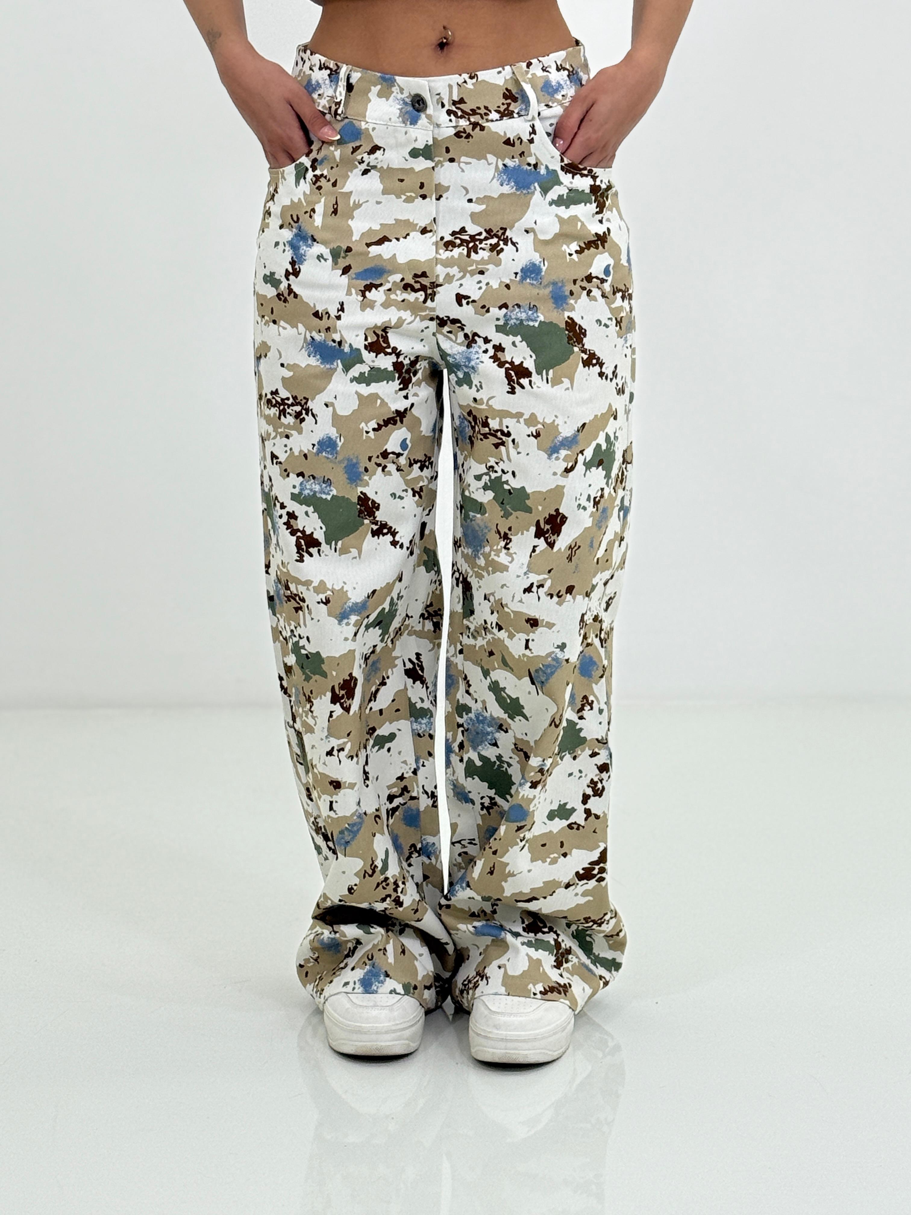PANTALONE WIDE LEG FANTASIA NEW SS25