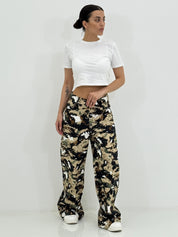 PANTALONE WIDE LEG FANTASIA NEW SS25