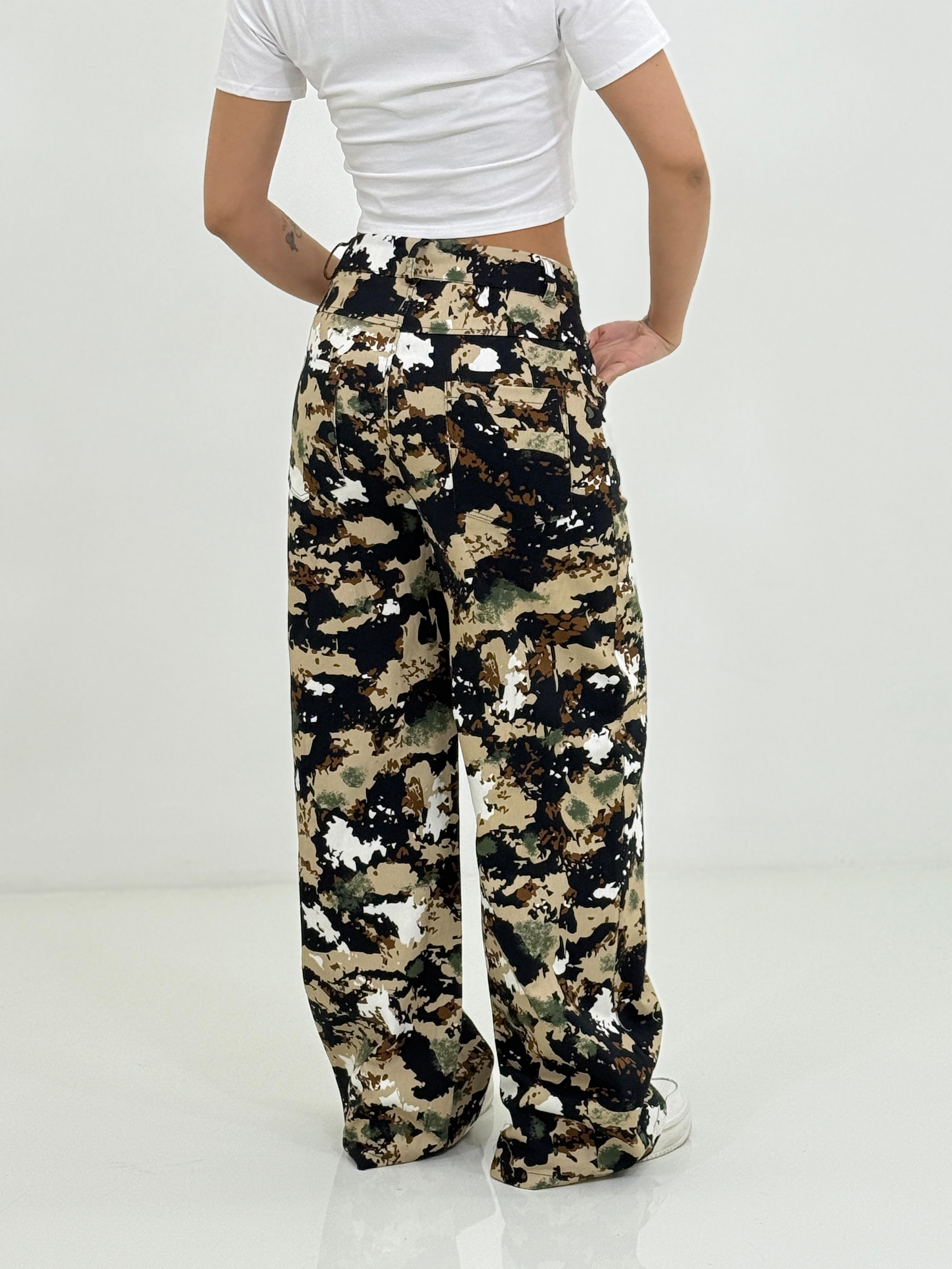 PANTALONE WIDE LEG FANTASIA NEW SS25