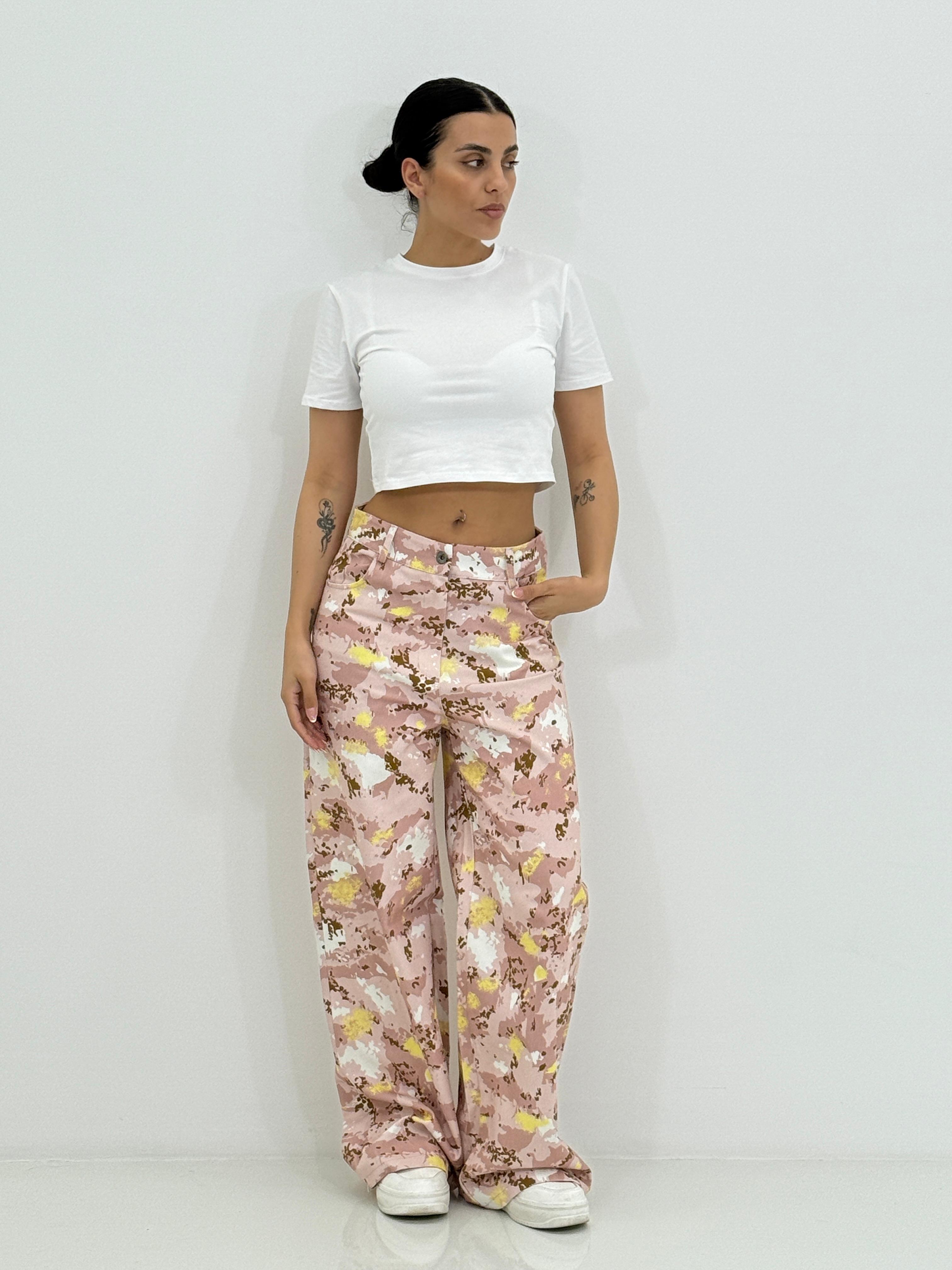 PANTALONE WIDE LEG FANTASIA NEW SS25