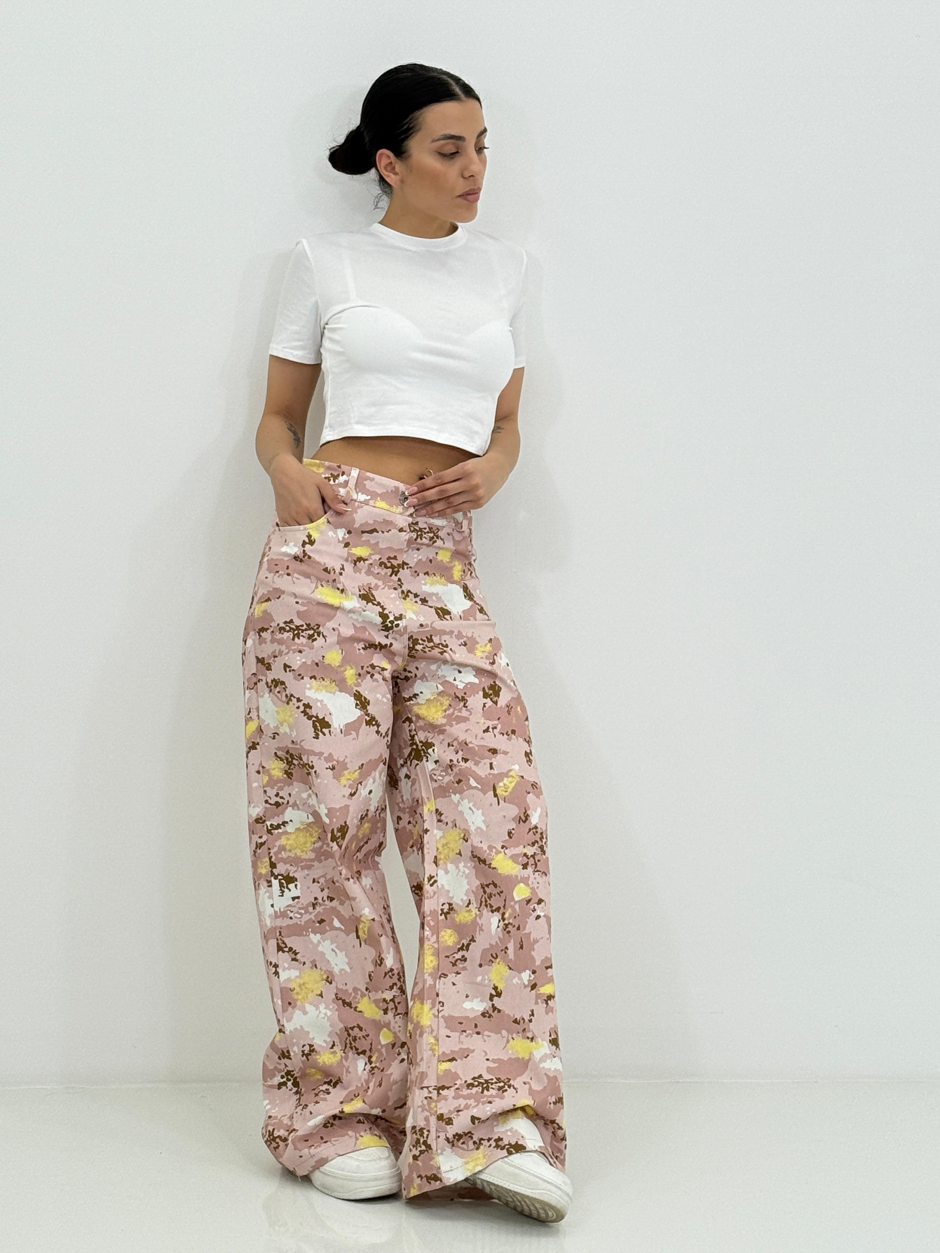 PANTALONE WIDE LEG FANTASIA NEW SS25
