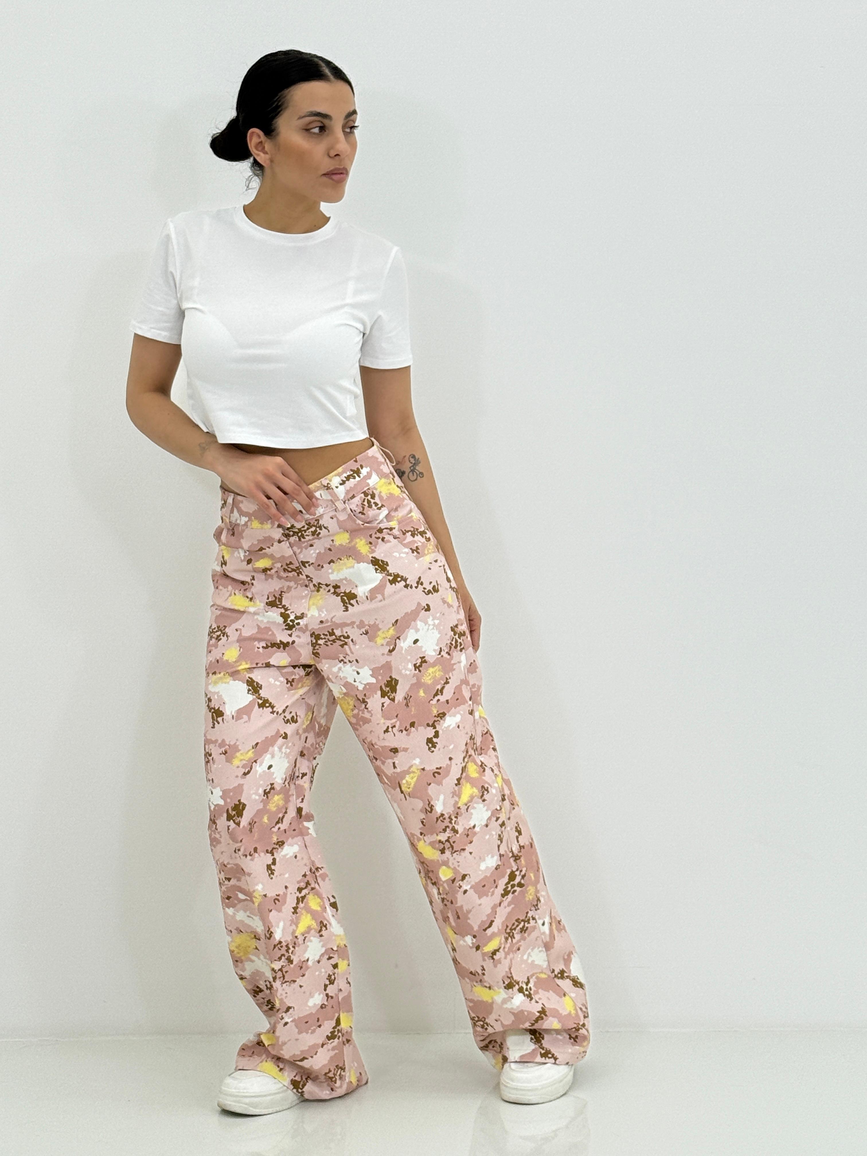 PANTALONE WIDE LEG FANTASIA NEW SS25