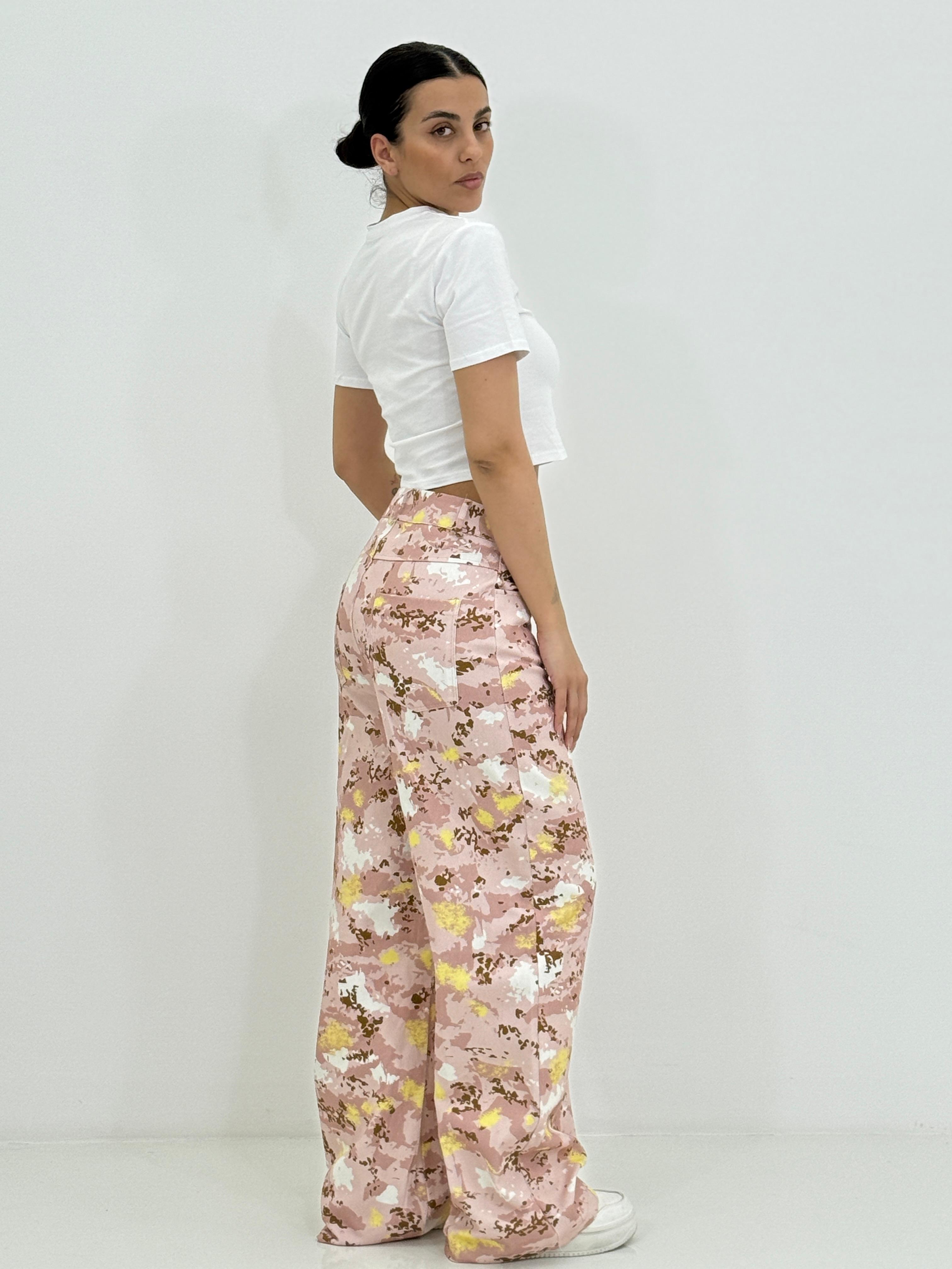 PANTALONE WIDE LEG FANTASIA NEW SS25