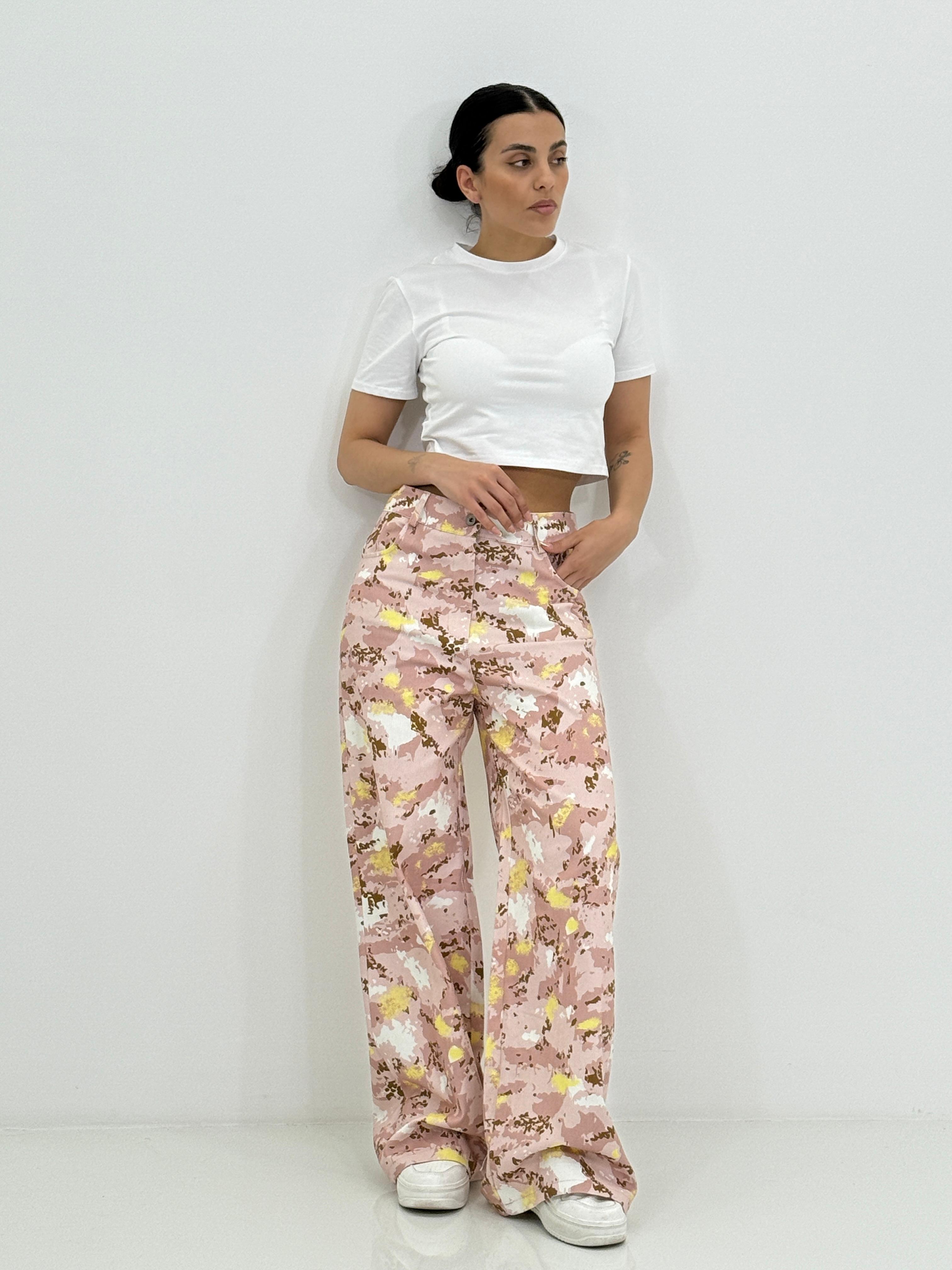 PANTALONE WIDE LEG FANTASIA NEW SS25