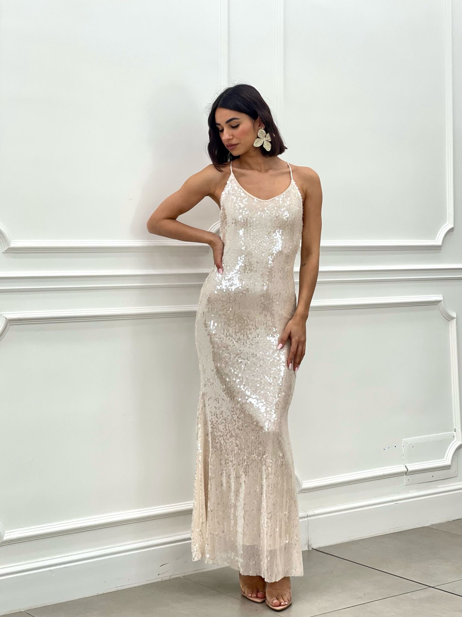 DRESS PAILLETTES NEW SS25