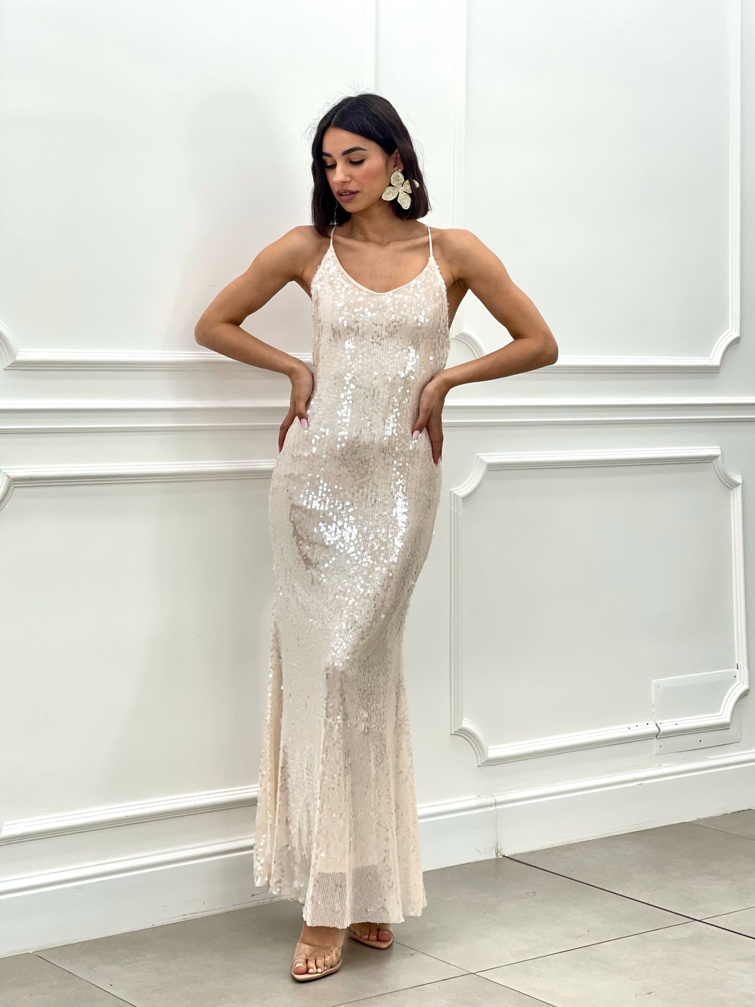 DRESS PAILLETTES NEW SS25