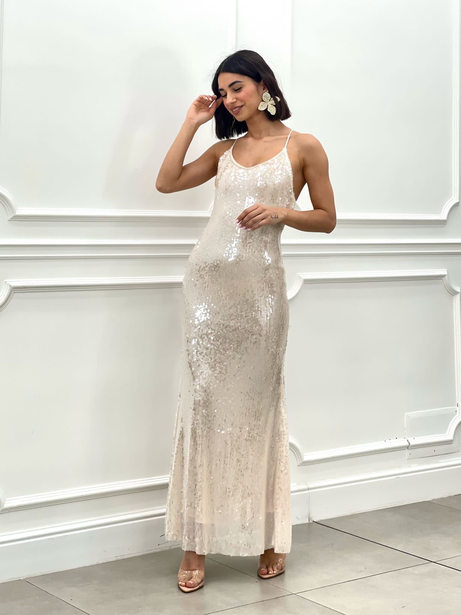 DRESS PAILLETTES NEW SS25