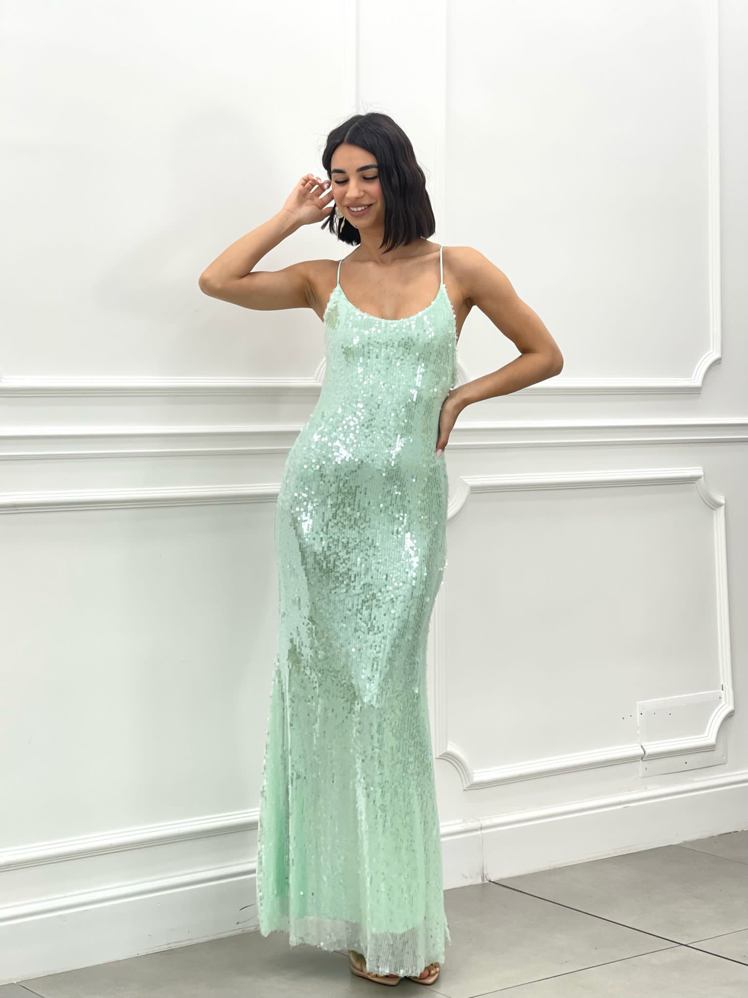 DRESS PAILLETTES NEW SS25