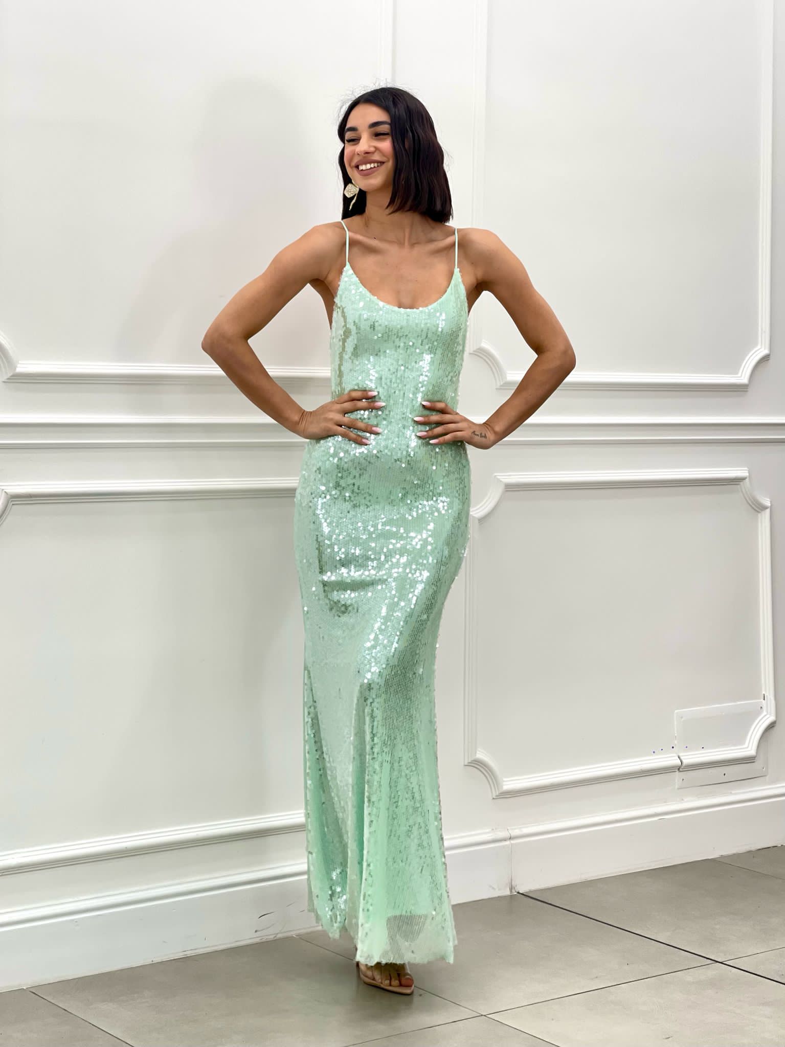 DRESS PAILLETTES NEW SS25