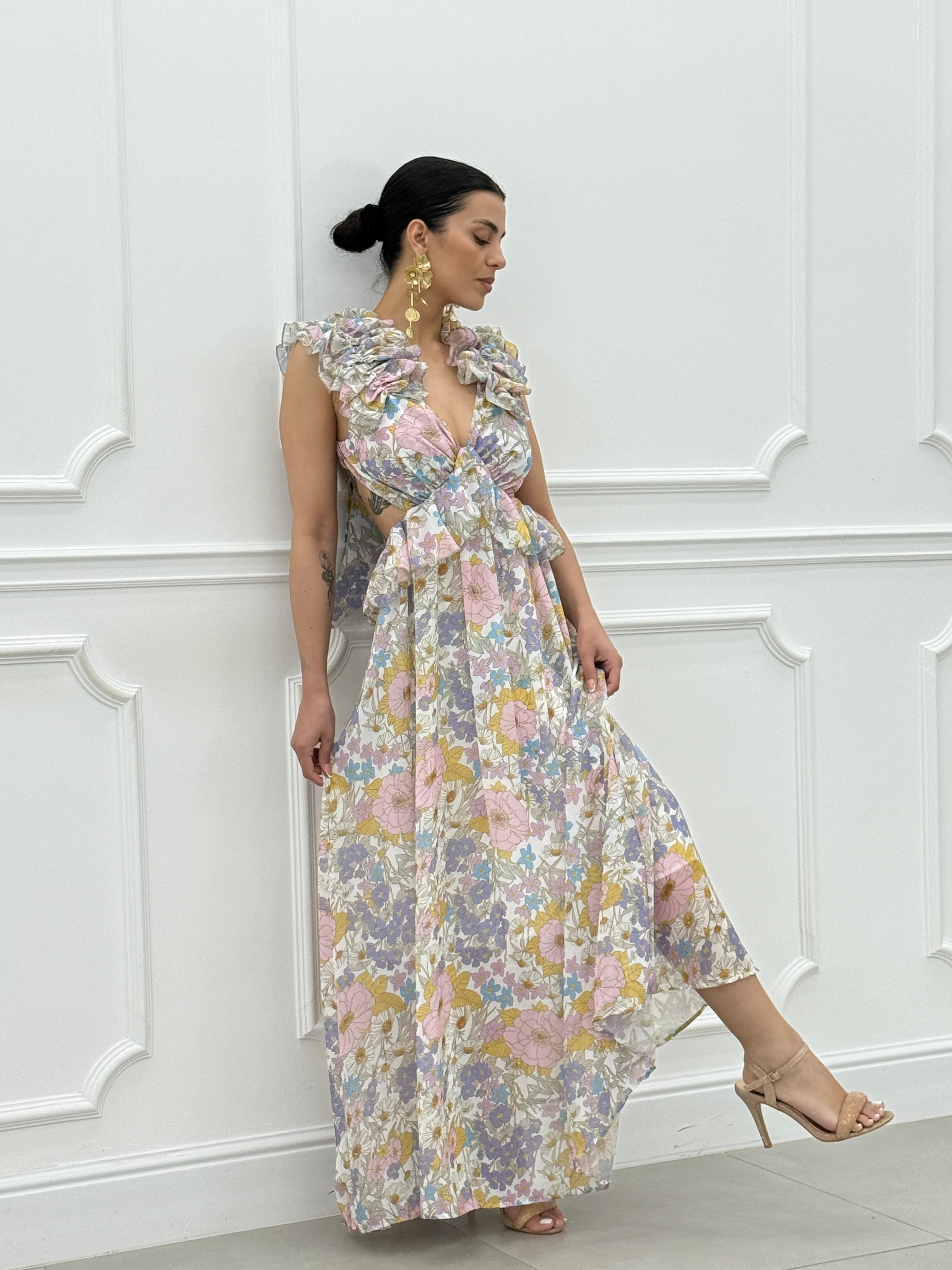 DRESS ROSETO NEW SS25