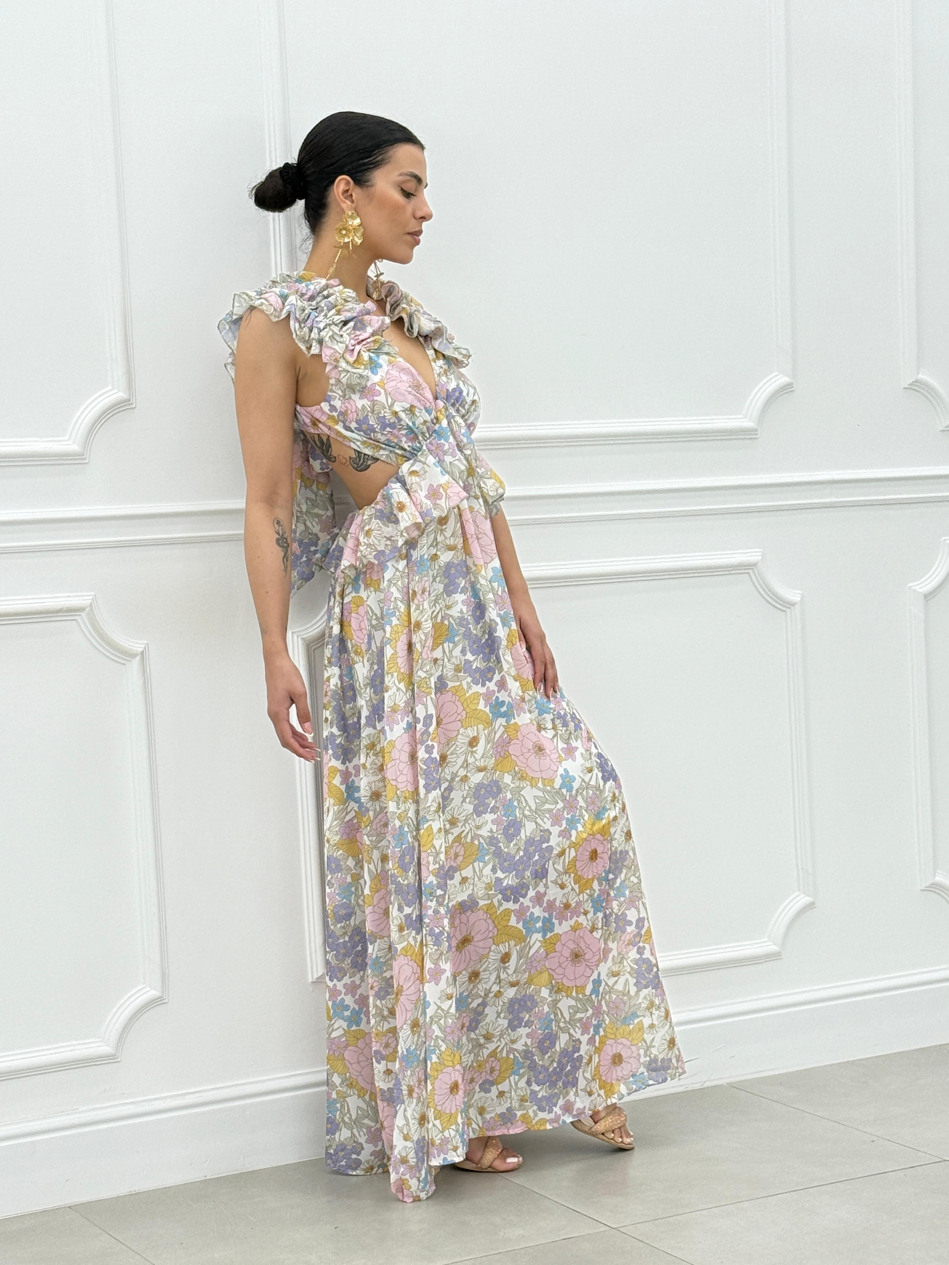 DRESS ROSETO NEW SS25