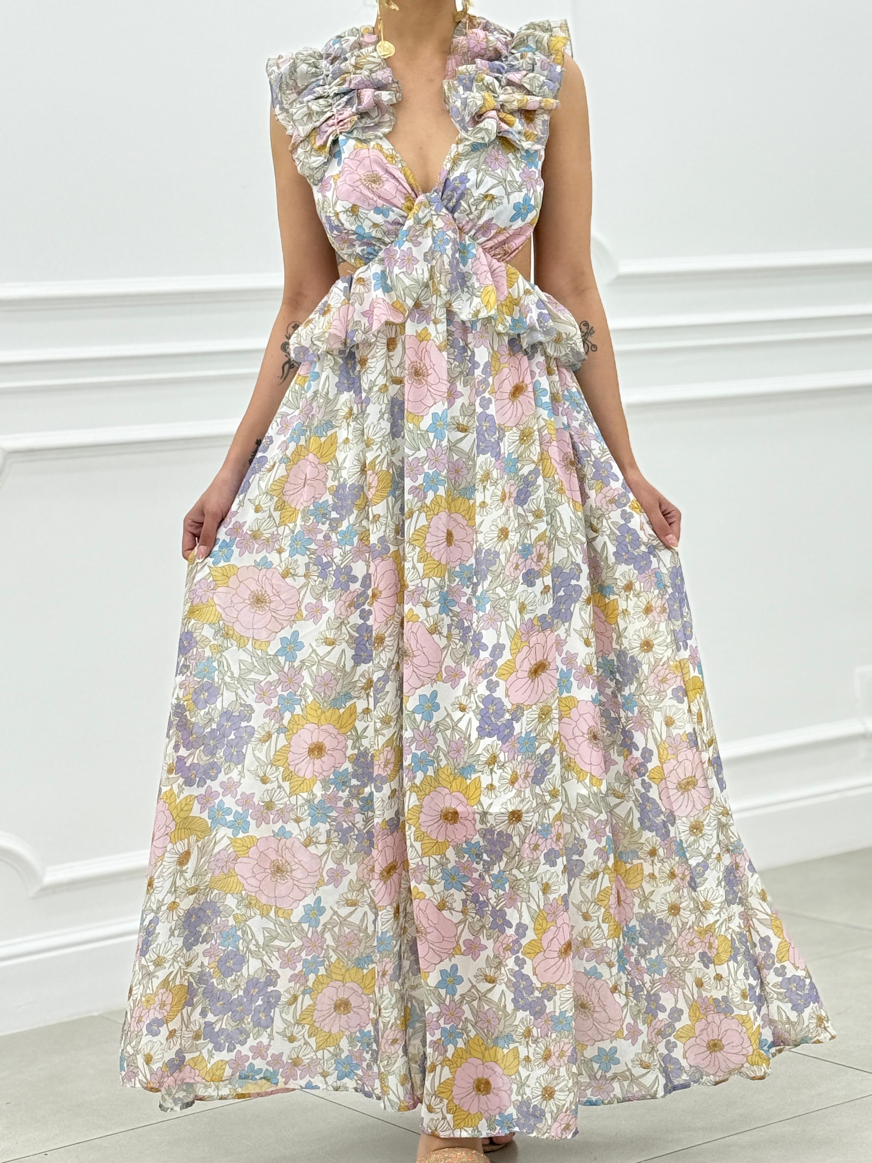 DRESS ROSETO NEW SS25