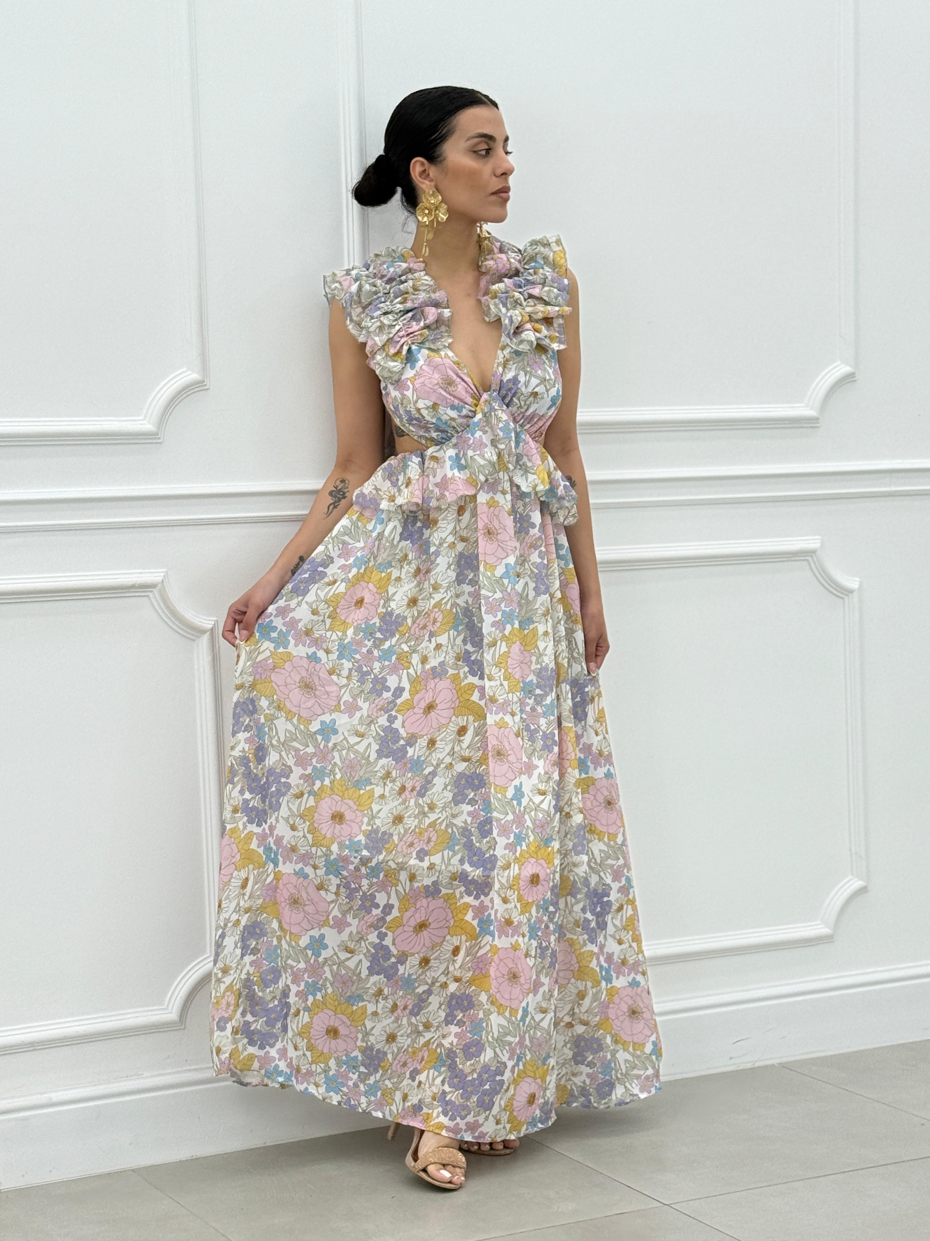 DRESS ROSETO NEW SS25