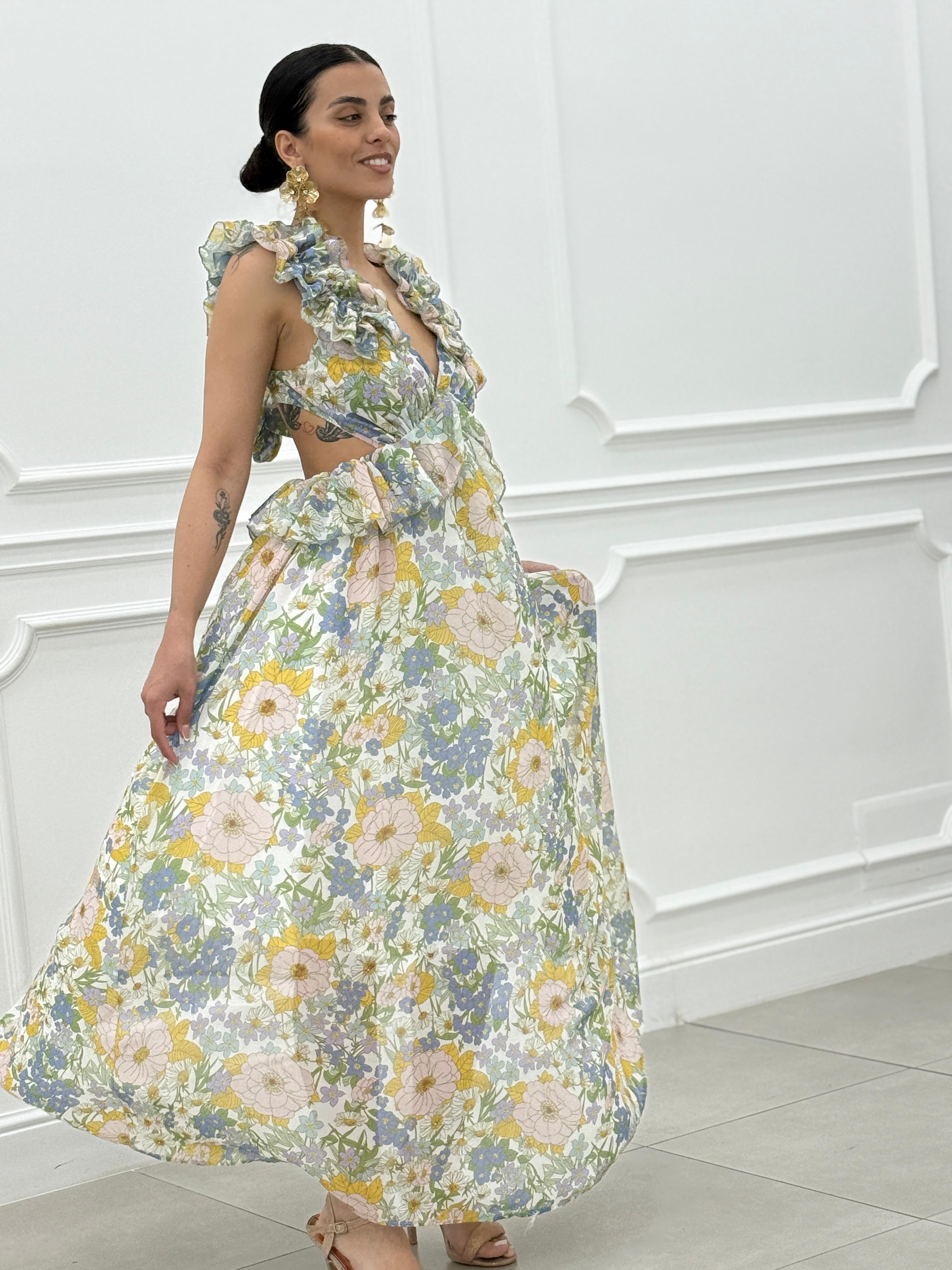 DRESS ROSETO NEW SS25