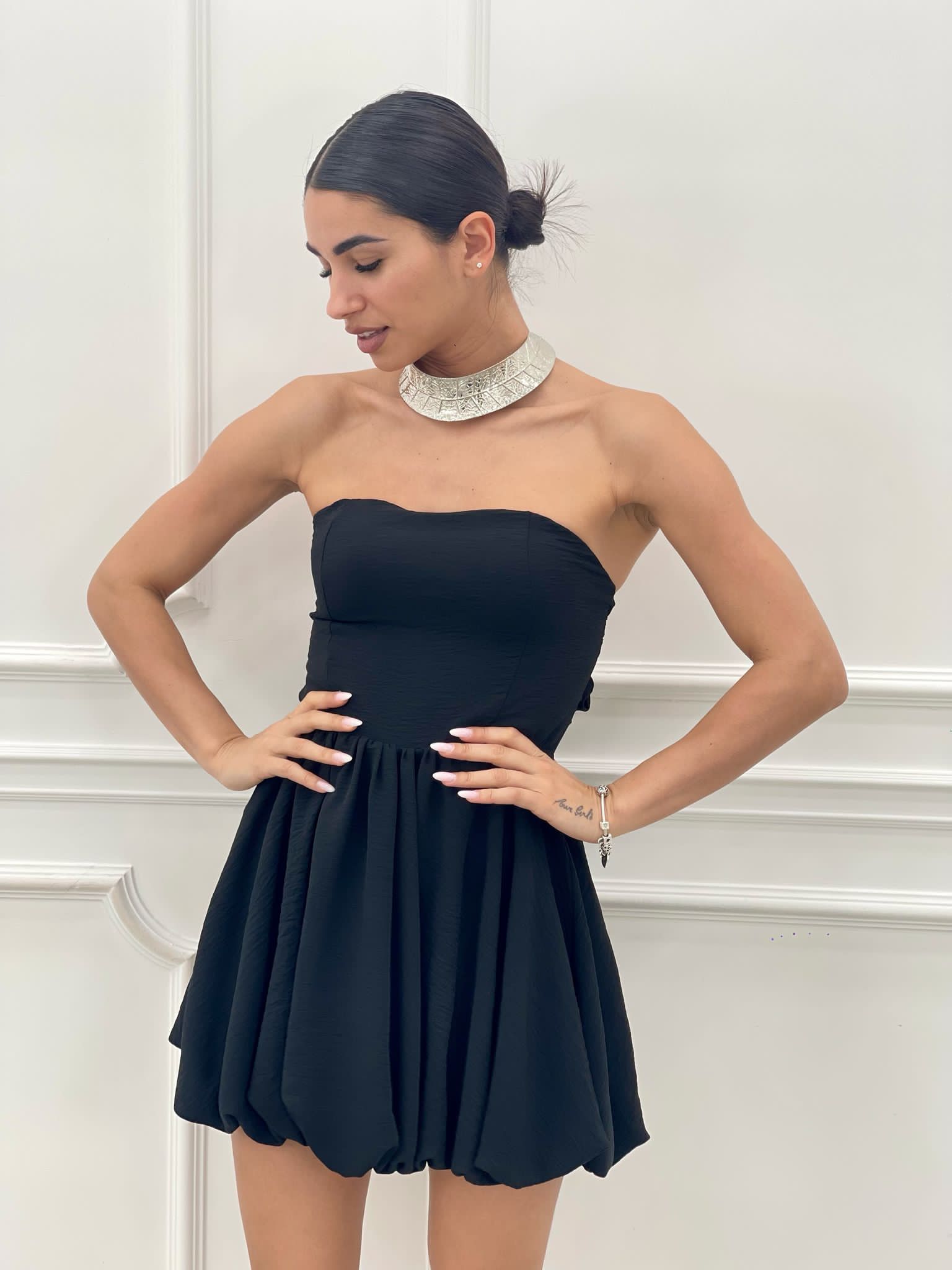 MINI DRESS CON FIOCCO NEW SS25