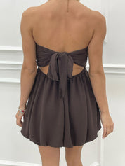 MINI DRESS CON FIOCCO NEW SS25