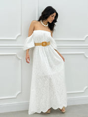 ABITO LUNGO PIZZO SAN GALLO NEW SS25