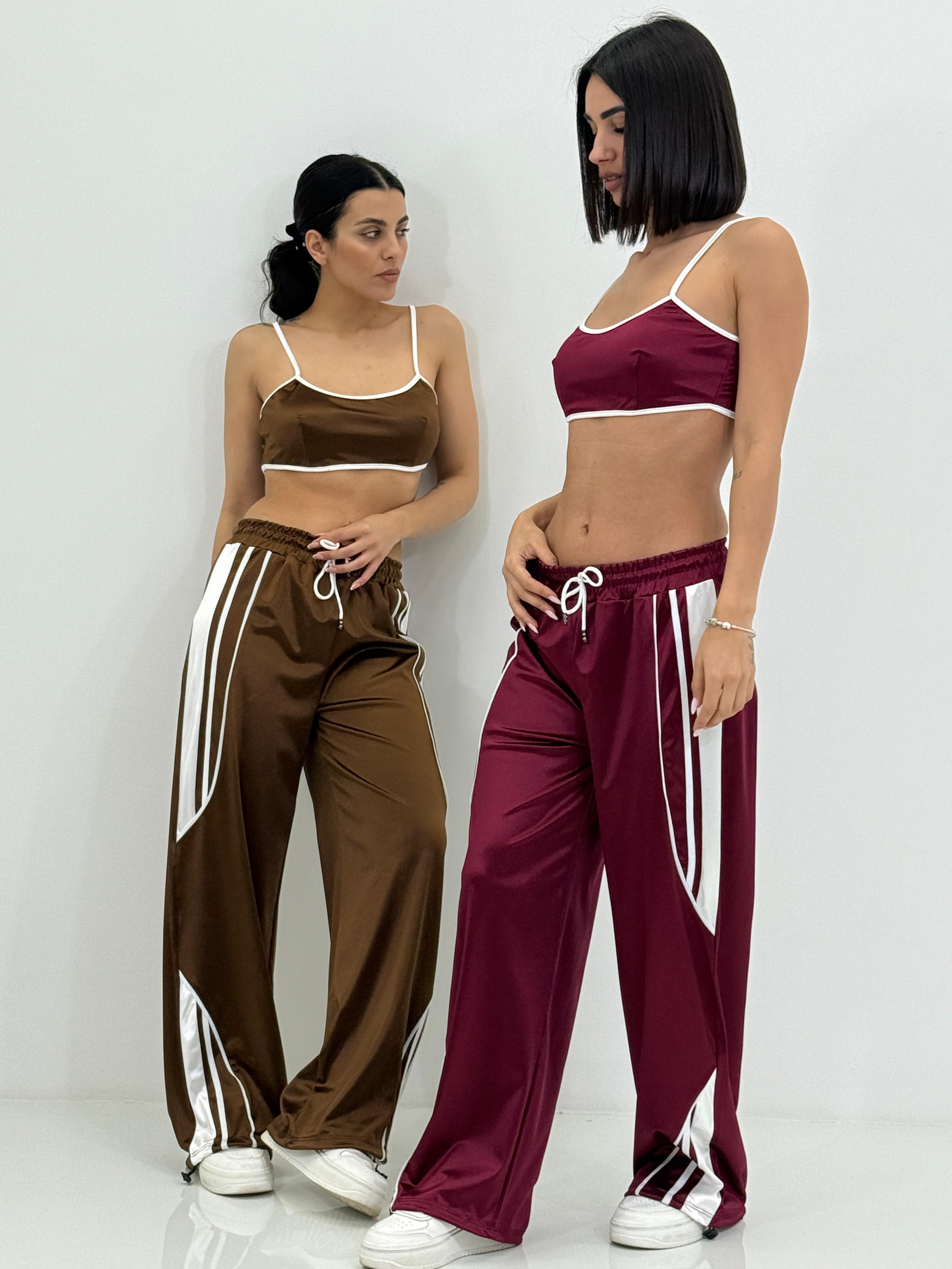 SET TOP E PANTALONE IN RASO NEW SS25