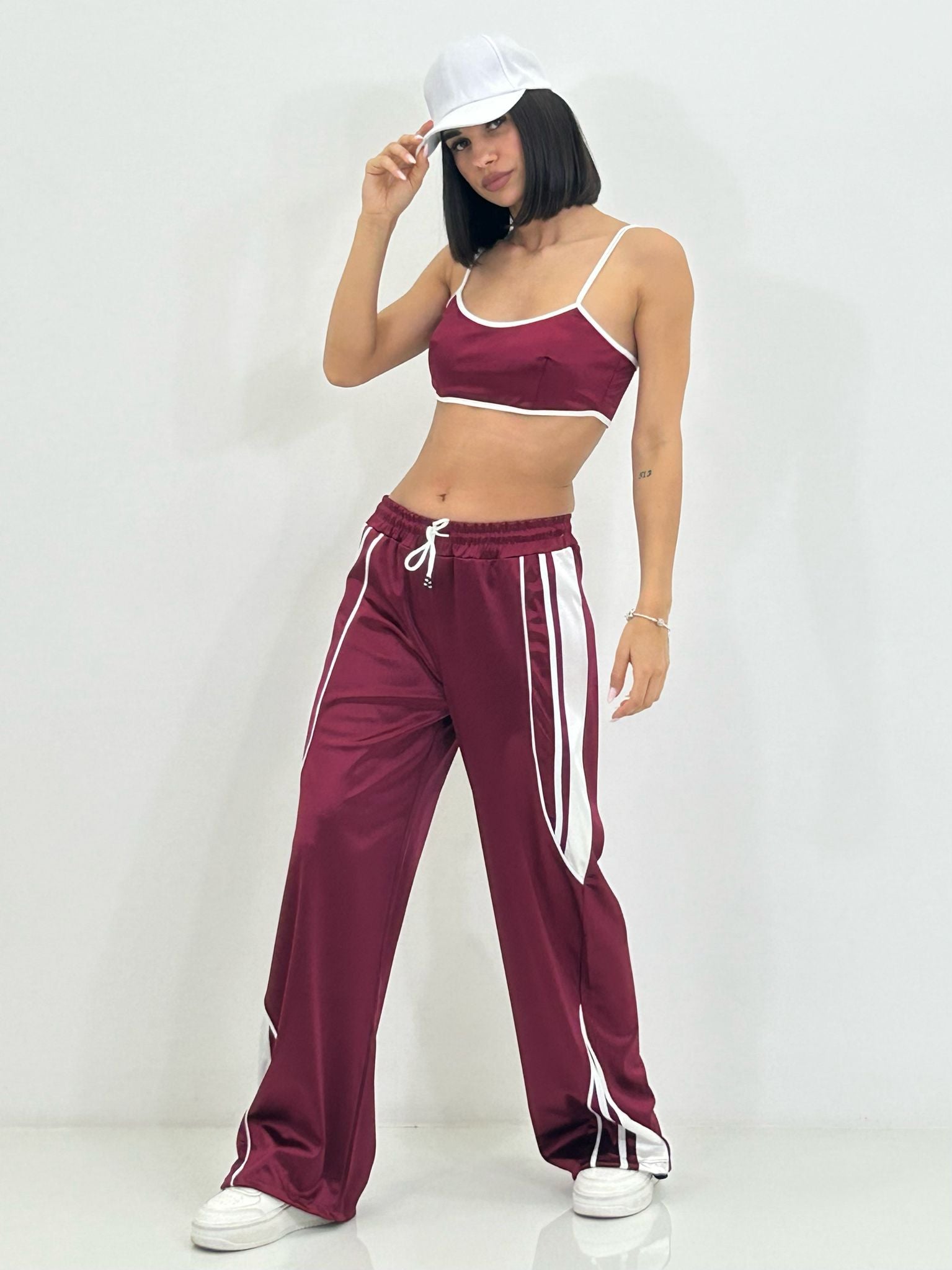 SET TOP E PANTALONE IN RASO NEW SS25