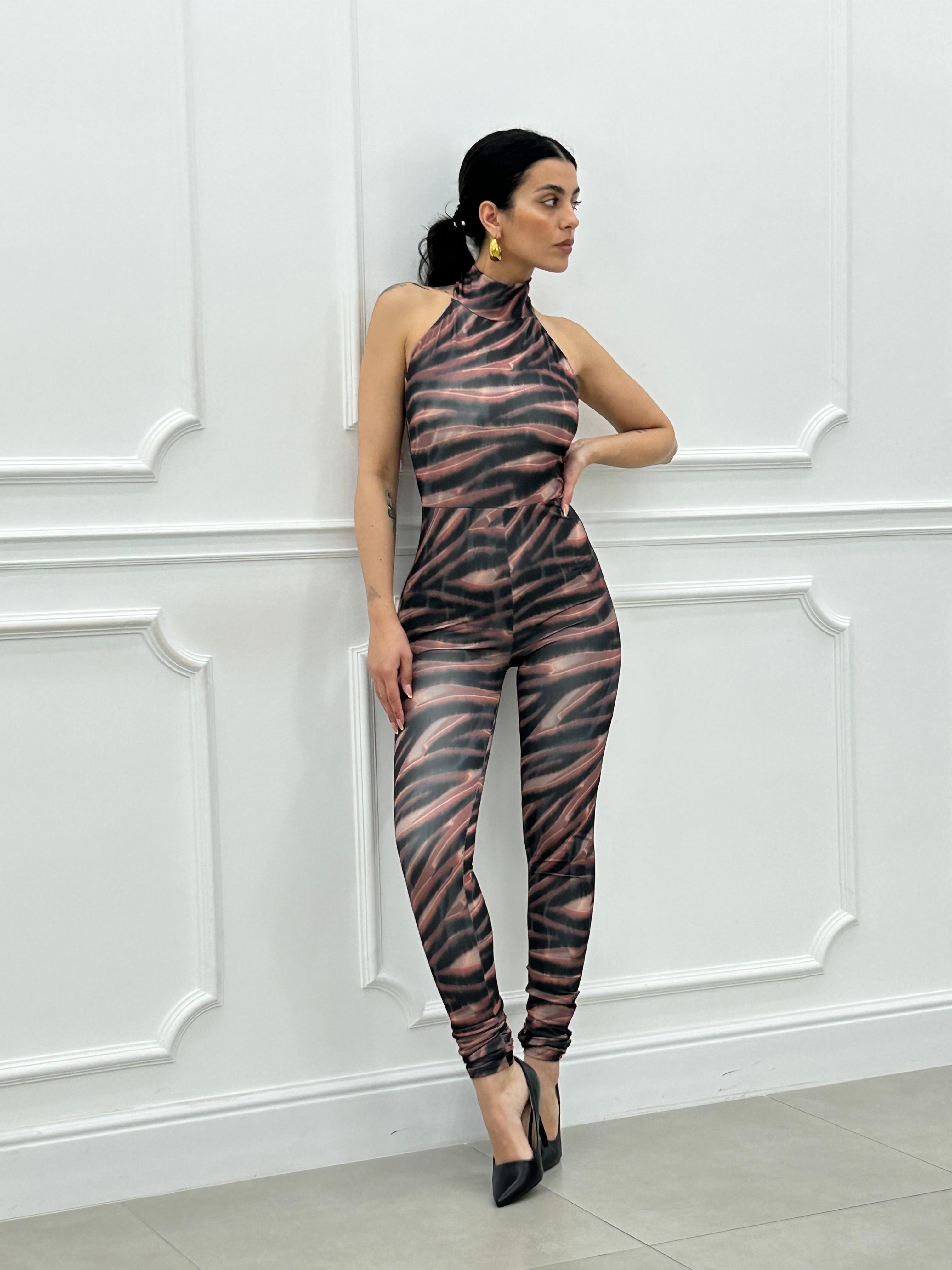 JUMPSUITE FANTASIA SCOLLO SCHIENA NEW SS25