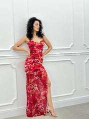 ABITO TULLE FLOREALE NEW SS25