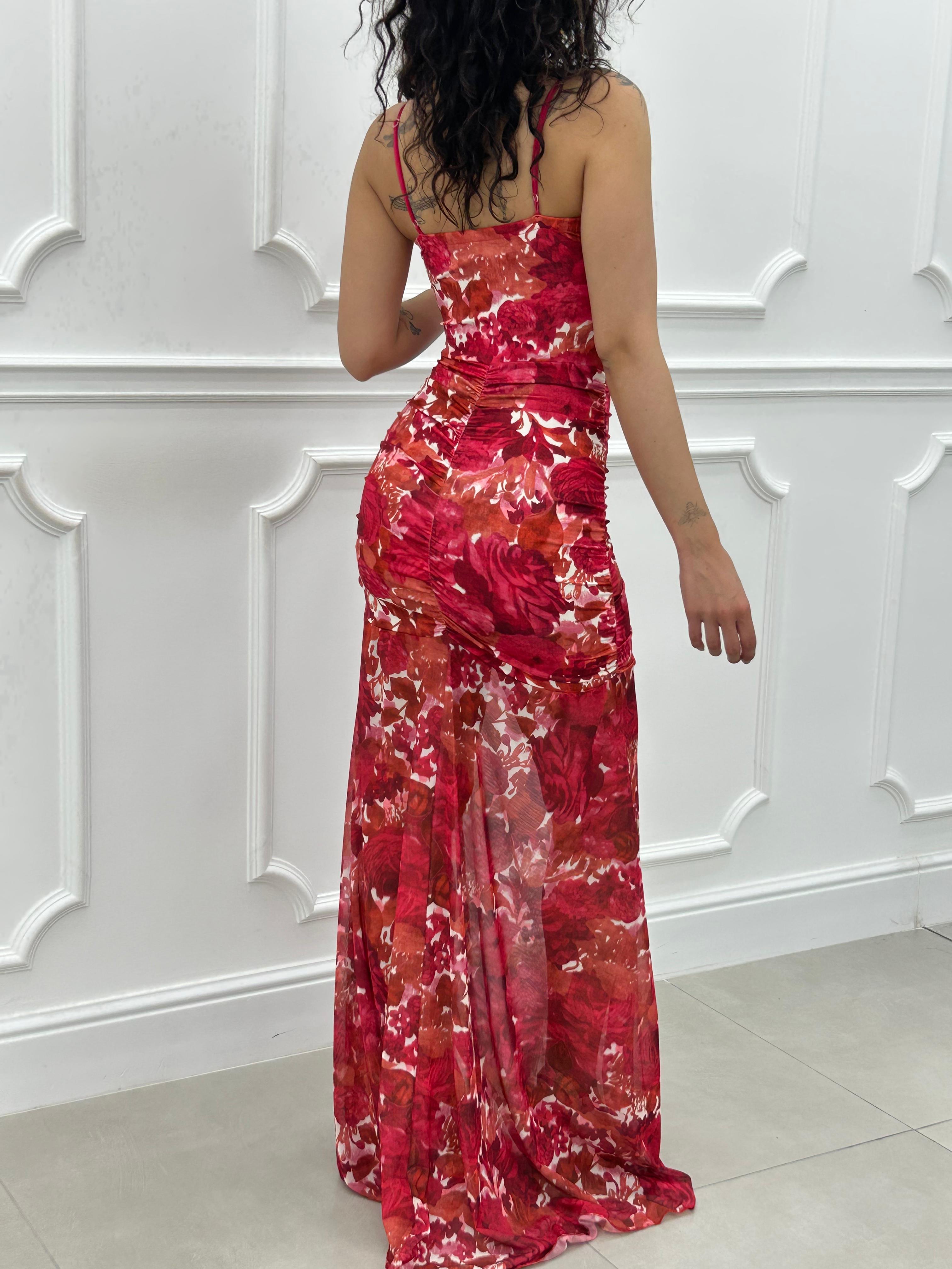 ABITO TULLE FLOREALE NEW SS25