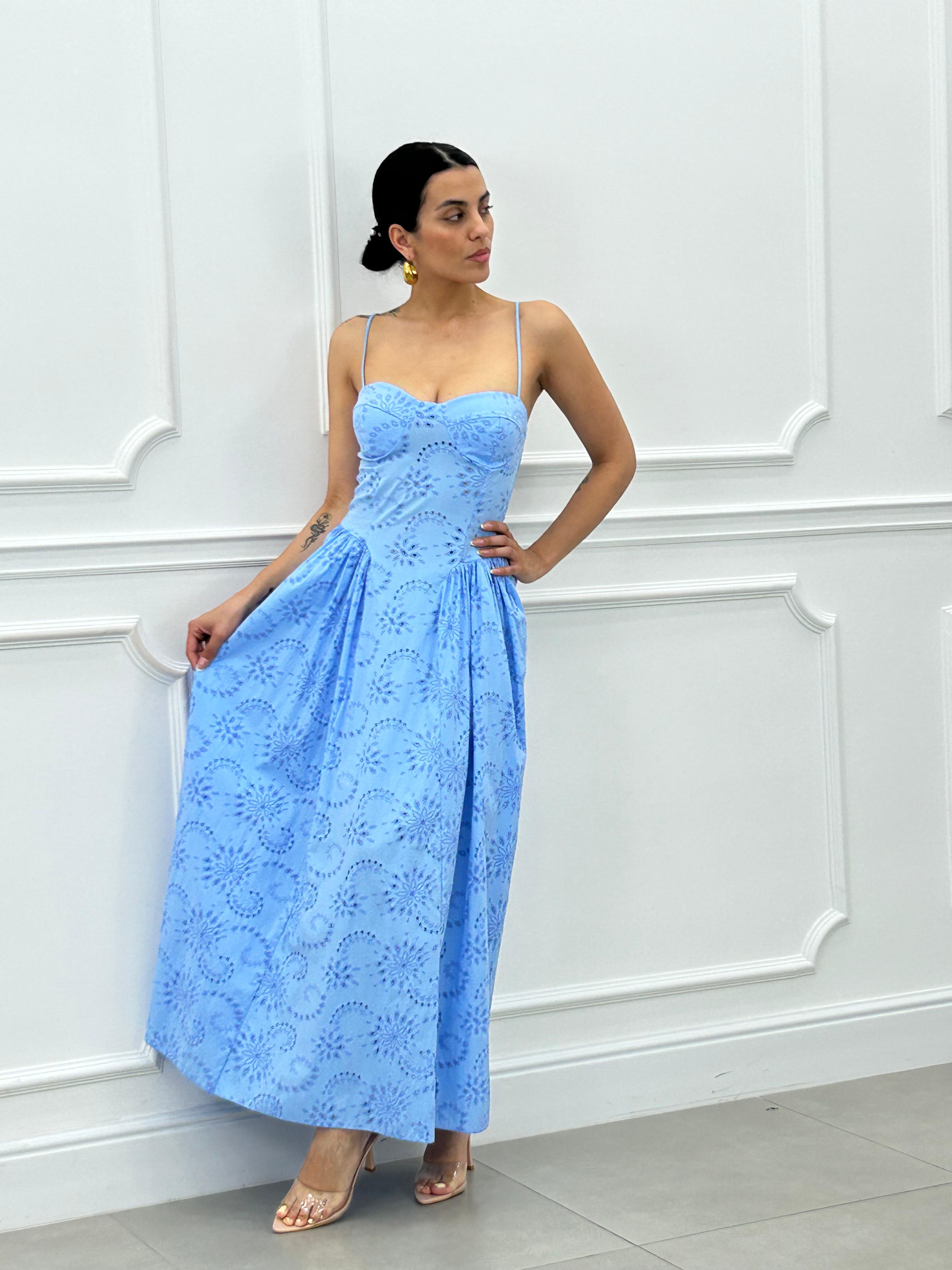 ABITO LUNGO IN PIZZO SAN GALLO NEW SS258