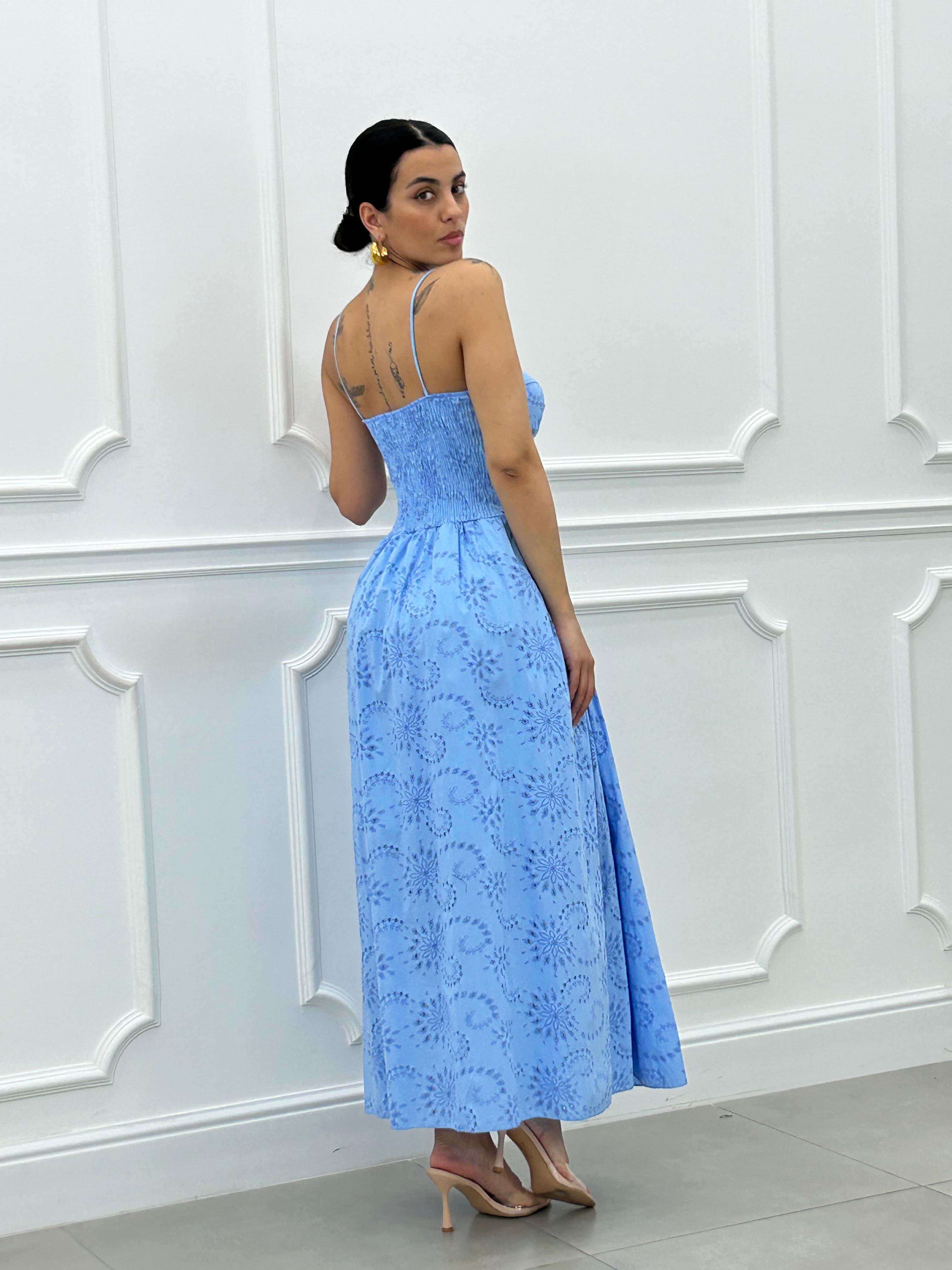 ABITO LUNGO IN PIZZO SAN GALLO NEW SS258
