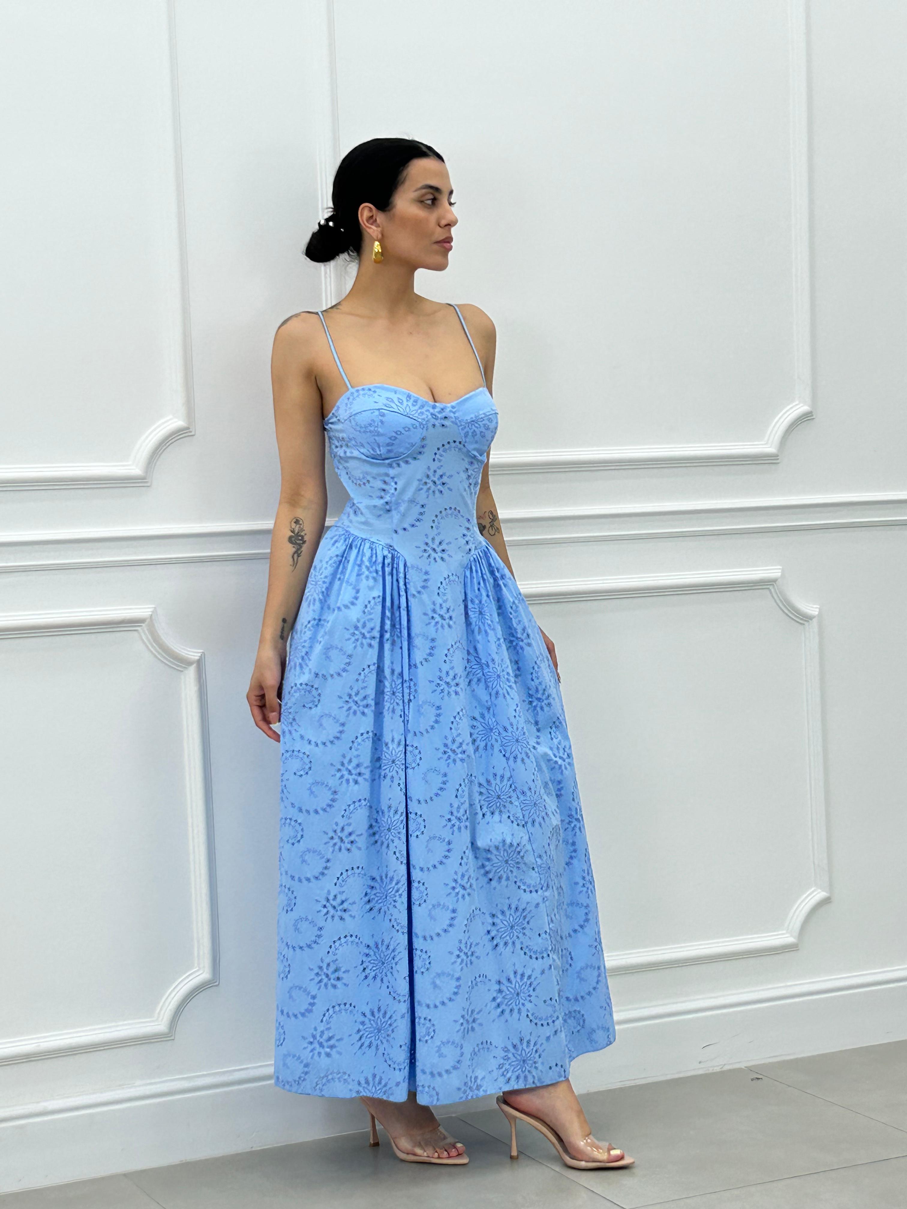 ABITO LUNGO IN PIZZO SAN GALLO NEW SS258