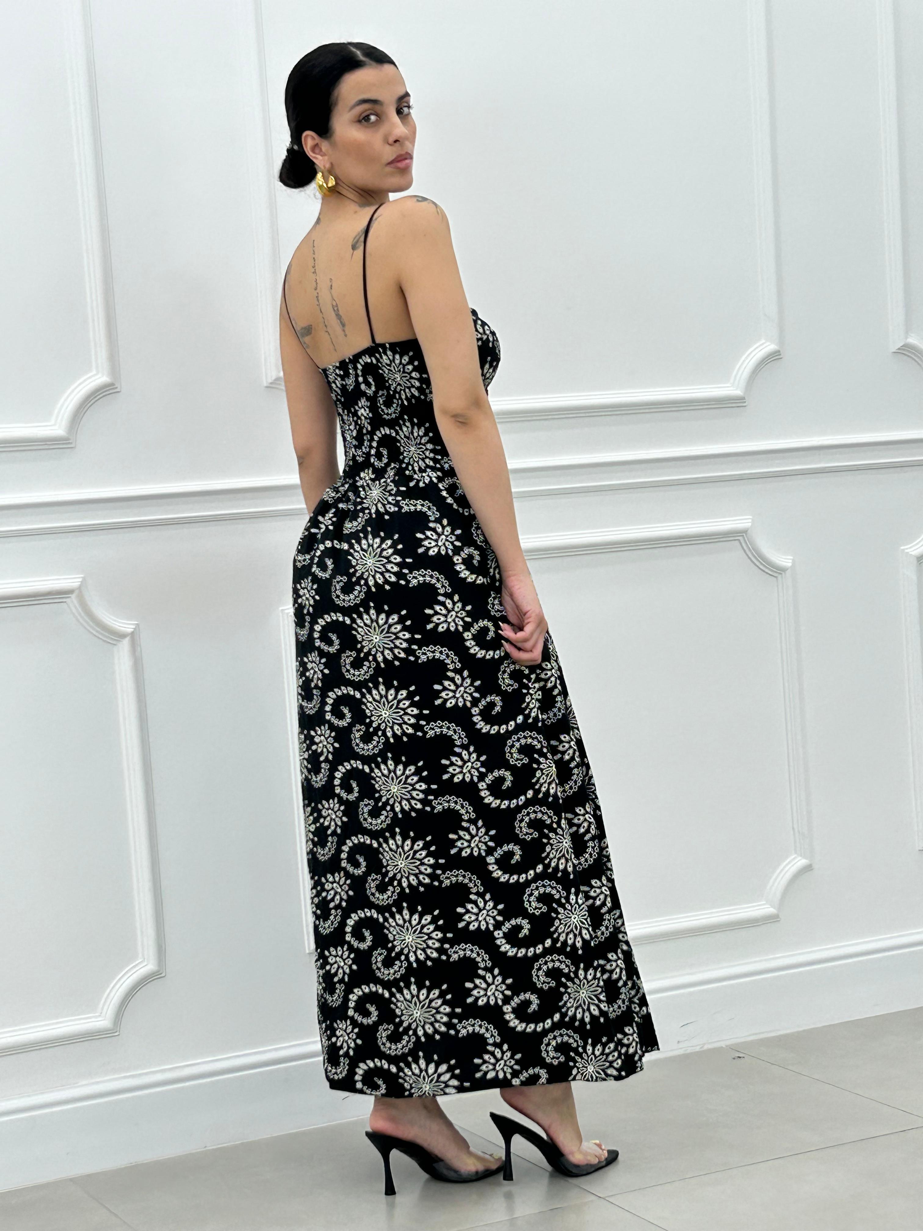 ABITO LUNGO IN PIZZO SAN GALLO NEW SS258