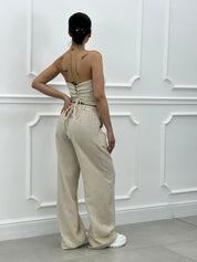 COORDINATO TOP FASCIA E PANTALONE NEW SS25