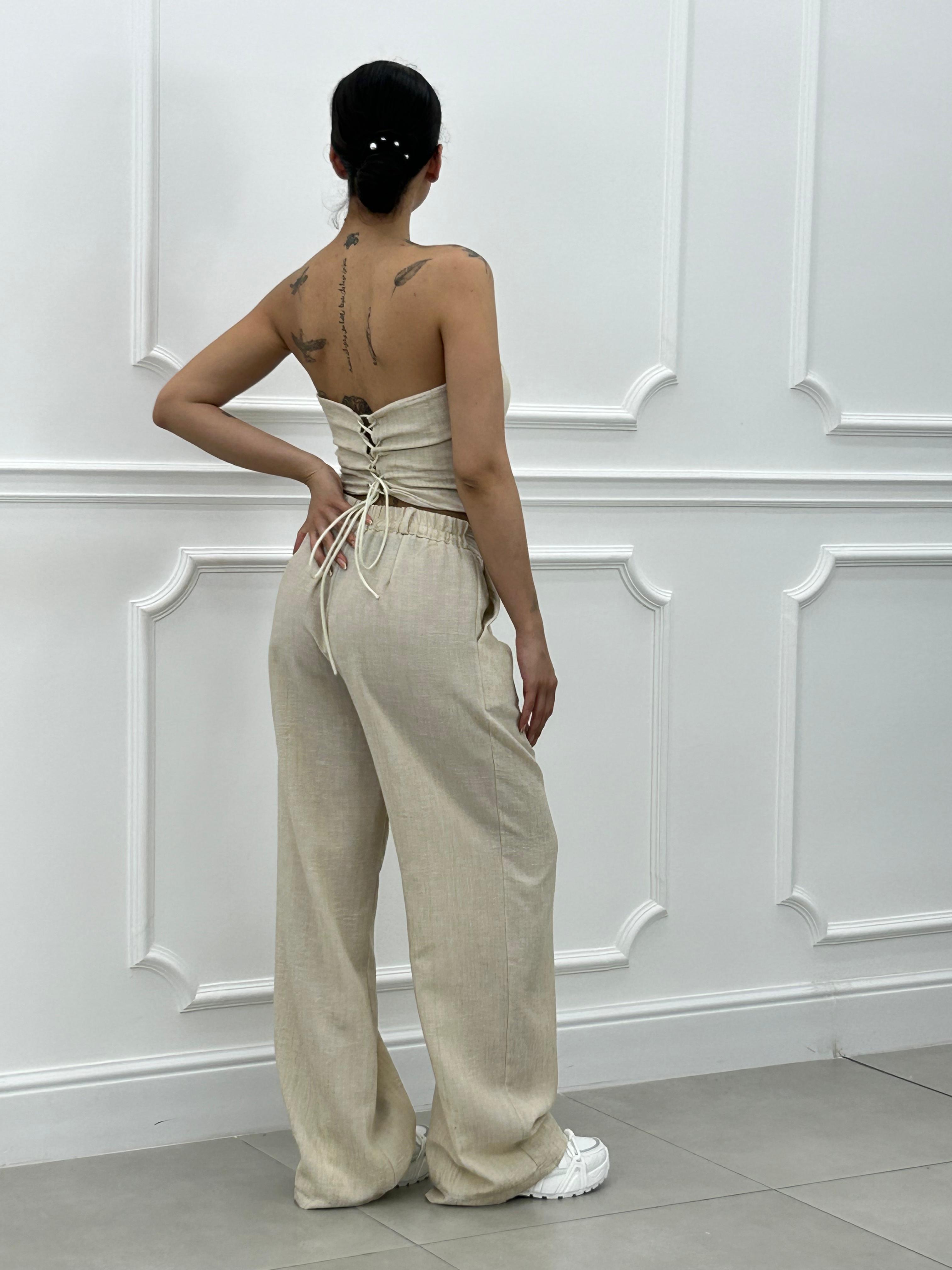 COORDINATO TOP FASCIA E PANTALONE NEW SS25