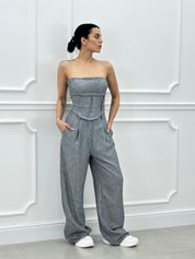 COORDINATO TOP FASCIA E PANTALONE NEW SS25