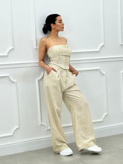 COORDINATO TOP FASCIA E PANTALONE NEW SS25