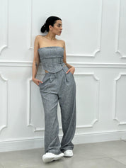 COORDINATO TOP FASCIA E PANTALONE NEW SS25