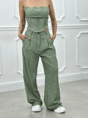 COORDINATO TOP FASCIA E PANTALONE NEW SS25